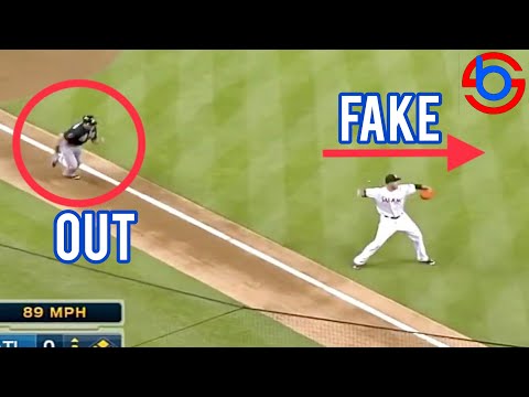 MLB | Fake Throws Fake out