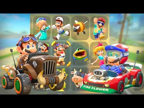Mario Kart World Knockout Tour – Mario All Terrain vs Dune Rider | Cherry & Golden Rally