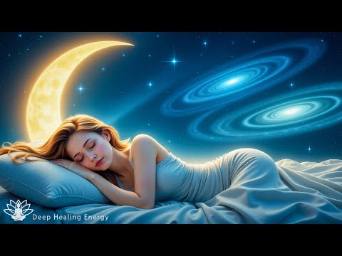 432Hz Deep Sleep Therapy Under the Moon | Erase Negative Energy & Emotional Blockages While You Rest