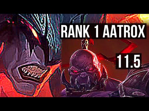 AATROX vs SION (TOP) | Rank 1 Aatrox, 8/0/2, Legendary, Rank 13 | TR Challenger | v11.5