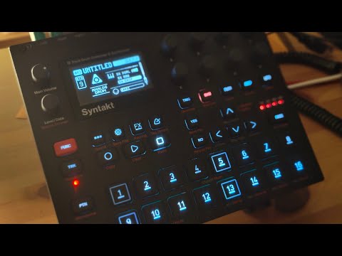 Elektron Syntakt 12 Track Drum Computer & Synthesizer 2022- Present - Black image 4