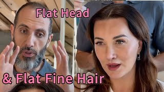 ✨ Flat Head & Flat Fine Hair – What You Must Know ✨