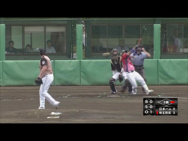 【ファーム】ライオンズ・愛斗の豪快な2ランで追加点!! 2017/8/9 L-F(ファーム)