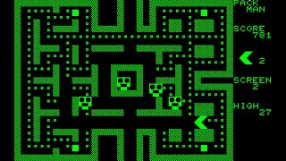 Sharp MZ-80A Game: Pack Man (1984)