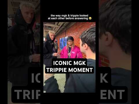 the way mgk & trippie redd looked at each other😭 btw their collab EP "genre:sadboy" is so underrated