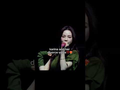 aespa KARINA's Insane Divorce Live Vocals #aespa #aespakarina #whiplash