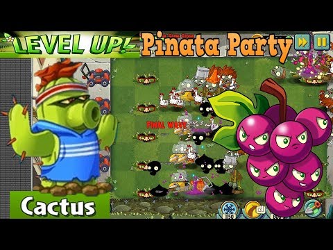 Plants vs. Zombies 2 || Cactus Costume - Pinata Party 4/15/2018 (Ep.129)