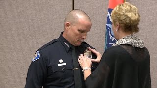 preview picture of video 'Todd Elgin Sworn In as Garden Grove Police Chief'
