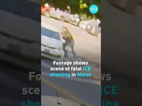 Footage shows scene of fatal ICE shooting in Maine