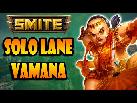 Smite: Vamana Solo Lane Gameplay | Conquest | I Hate Season 3...