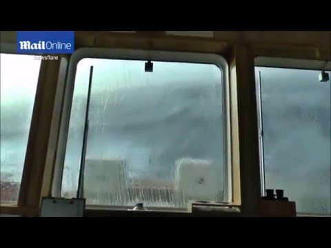 La tempesta marina vista in prima persona