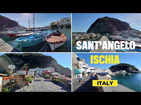[4K]  Walking in Sant’Angelo of  Ischia Island, Italy.