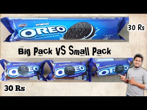 OREO Biscuits Big Pack VS Small Pack #Shorts #ShoppingGuruji #YouTubeShorts