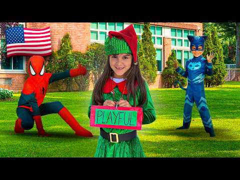 DESFILE NA ESCOLA DOS ESTADOS UNIDOS COM LAURA - Família Brancoala