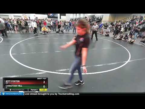 63 Lbs Champ. Round 2 - Jett Foster, MN Vs Christian Hill, AL 47c1