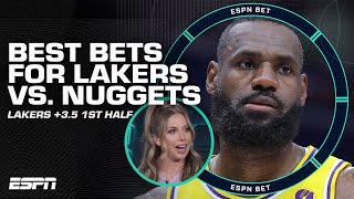 Lakers +3.5 in the first half vs. Nuggets is an EASY PICK 💰 | ESPN BET Live