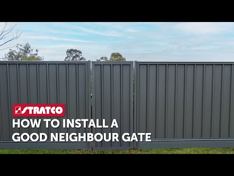 HowTo Install A Good Neighbour Gate | Stratco