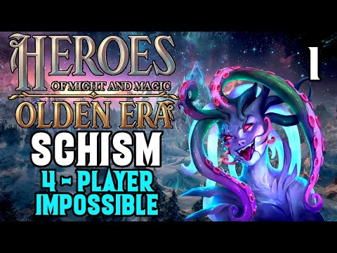 Is Schism Any Good? - Schism #1 - 4 Player FFA - Heroes of Might & Magic Olden Era