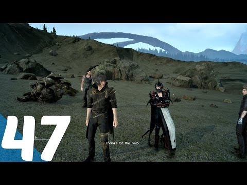 FINAL FANTASY XV - Gameplay Walkthrough Part 47 - Dragon & 3 Level 66 Ganymede Iron Giants Mobhunts