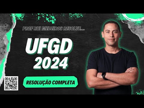UFGD 2024 | QUÍMICA | Resolução COMPLETA| Prof. Rui Medeiros