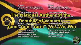 Vanuatu National Anthem with vocal and lyrics Bislama w/English Translation
