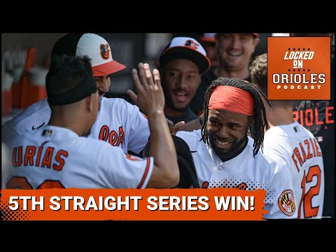 Orioles beat the Red Sox 6-2 to secure their fifth consecutive series win!