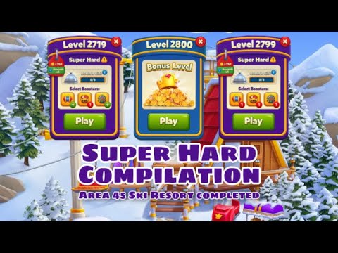 Royal Match Super Hard Level Full Compilation | Area 46 Completed | Royal League