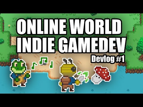 I'm building a Cozy Online Pixel Art RPG | Indie Game Devlog #1