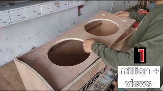 How To Make A Speaker Box With Plywood || Dj Box