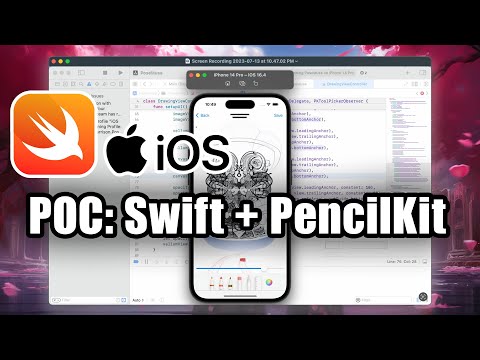 (Vibe Coding 2023) Proof-of-Concept: PencilKit w/ Swift on iPhone