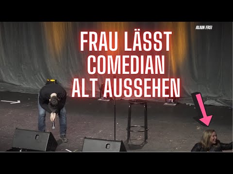 Woman makes comedian look really old! - Alain Frei