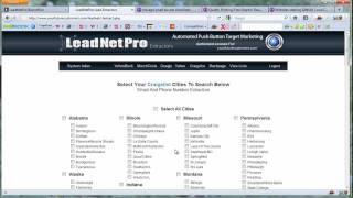 Lead Net Pro Training Review Extractors Demo Craigslist and backpage leadnetpro.mp4