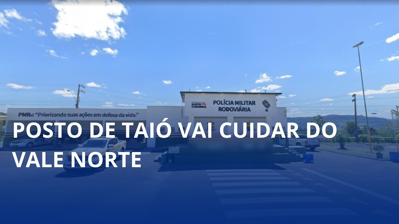 Vale Norte passa a ser atendido pela Polícia Militar Rodoviária de Taió
