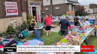 Helping Hands Needs Volunteers to Keep its Doors Open | Rogers tv