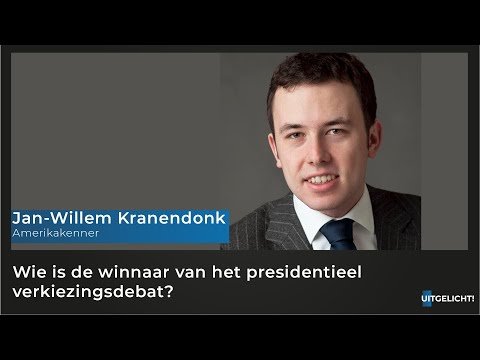 Uitgelicht! 30 september 2020 Amerikakenner Jan-Willem Kranendonk over debat Biden en Trump