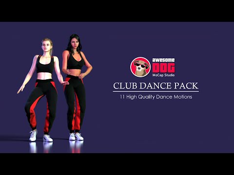 Club Dance Mocap Pack  Demo - Rendered iClone