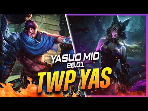 TheWanderingPro - Yasuo vs Ahri MID Patch 26.1 - Yasuo Gameplay