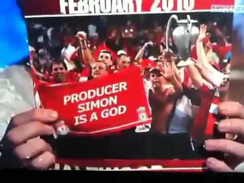 Official LFC Personalised Calender as seen on Soccer AM