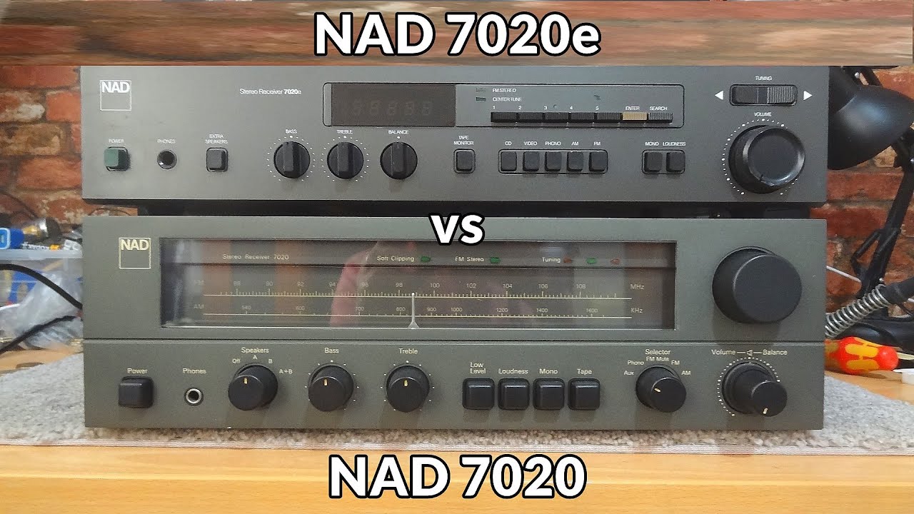 NAD 7020e Receiver Review with NAD 7020 Comparison. NAD 3020 amps inside