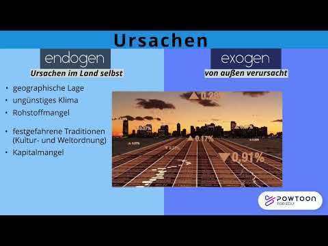 endogene und exogene Ursachen von Entwicklungsunterschieden