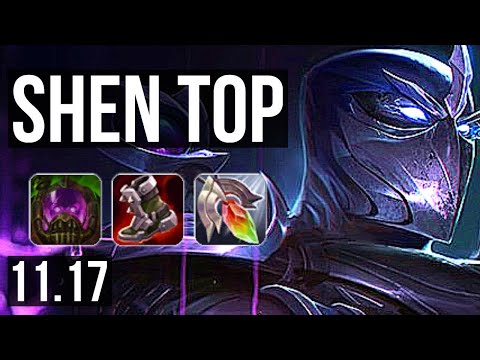 SHEN vs JARVAN IV (TOP) | 6/1/10, 2.2M mastery, 800+ games, Dominating | NA Grandmaster | v11.17