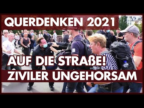 Querdenken in Berlin: Ziviler Ungehorsam 2021 #B2908