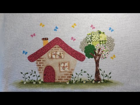 Patchcolagem com pintura