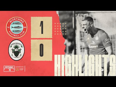 KEALY scores to secure the WIN | Worthing 1-0 Haringey Borough | Highlights