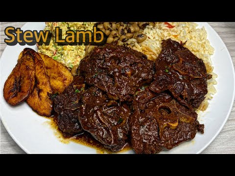 Tender Fall off the Bone Lamb Stew (stewed lamb neck) Caribbean style!
