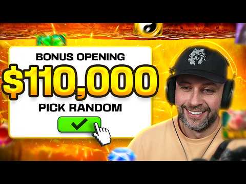 THE PROGRESSIVE $110,000 PICK RANDOM BONUS BUY OPENING!!