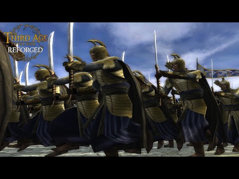 EREGION, DEFENCE OF THE ELVEN FORGES (Siege Battle) - Third Age: Total War (Reforged)