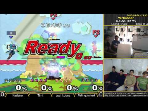 [Melee Teams Grand Finals] Timi+tschkdone vs Kadano+Relinquished [Verhöhner 2015-09-26]