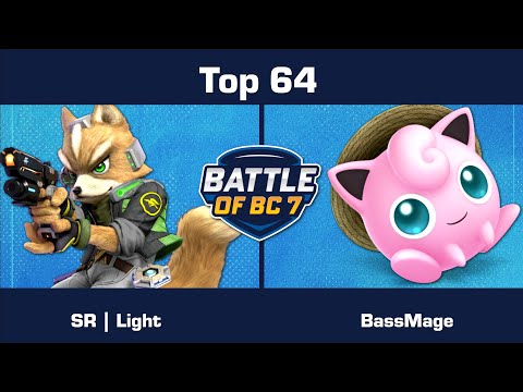 SR | Light (Fox) vs BassMage (Jigglypuff) - Top 64 - Ultimate Singles | BoBC7