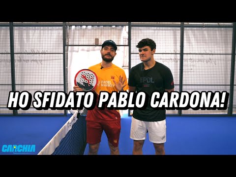 Sfida PABLO CARDONA VS EMILIANO CARCHIA. Continuano le mia sfide con i campioni di Premier Padel